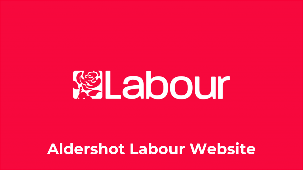 Aldershot Labour website